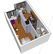 2 room Milena Eškinja apartment