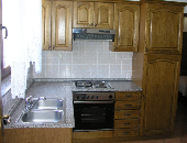 Kuhinja u dvosobnom apartmanu